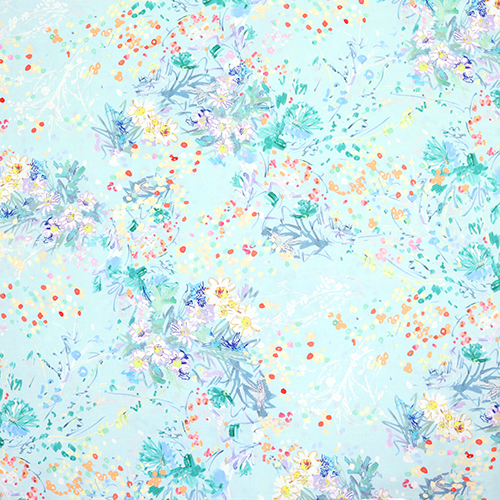 Jardín De Verano De Flores Silvestres Bocetado Pintado 4