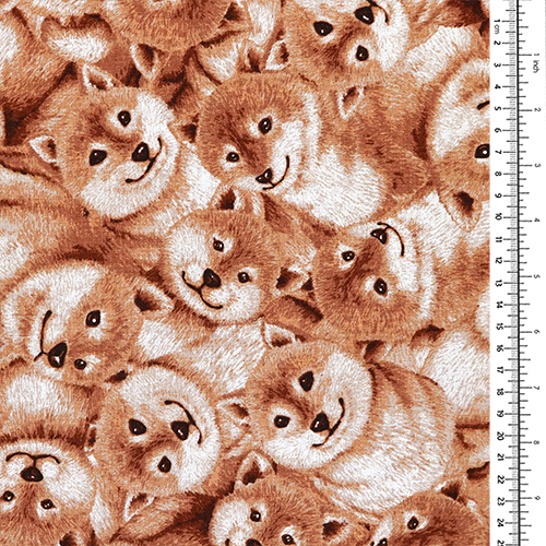 Montage Compact de Shibas Vintage en Sépia 1