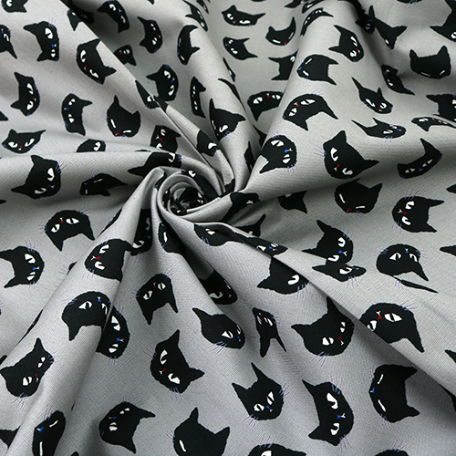 Cat Faces With Blue Or Red Noses 2