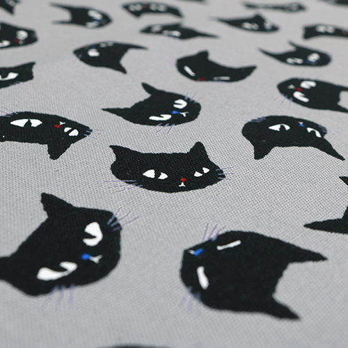 Cat Faces With Blue Or Red Noses 5