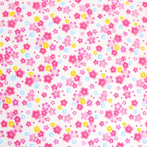 Ptales De Sakura parpills Jolis Et Colors Tissu par Japanese Indie