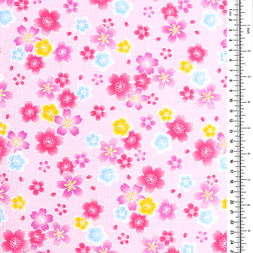 Fleur De Sakura Jolie Et Colorée Dispersée 1
