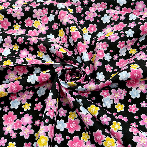 Fleur De Sakura Jolie Et Colorée Dispersée 2