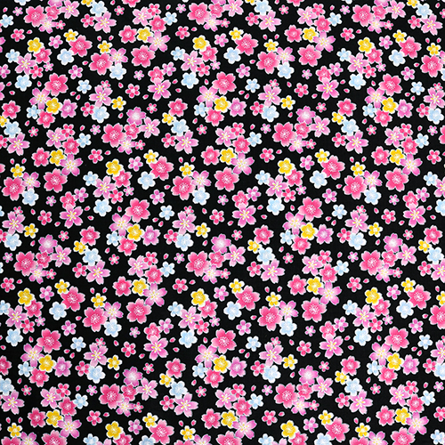 Fleur De Sakura Jolie Et Colorée Dispersée 4