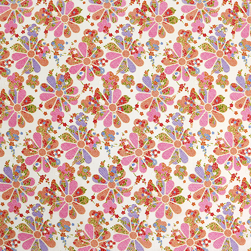 Shibori-Punkte Mit Blumenmuster 4