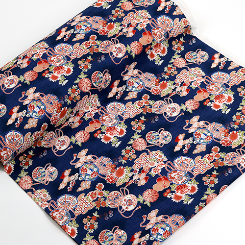 Traditionelle Tsuzumi-Trommeln Mit Blumenmuster 3