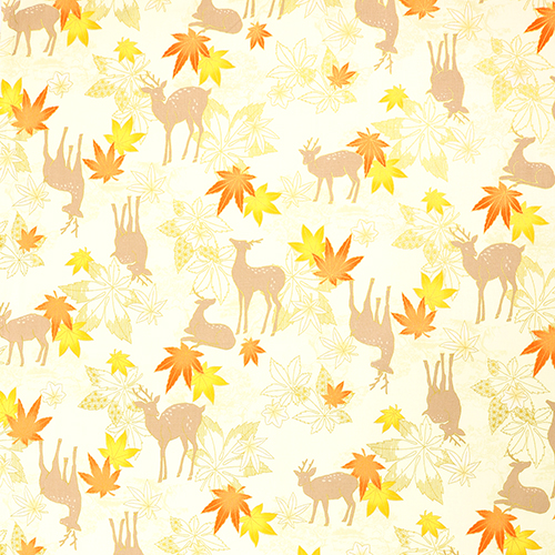 Cerfs Feuilles D'Érable D'Automne 4