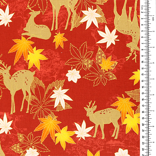 Cerfs Feuilles D'Érable D'Automne 1