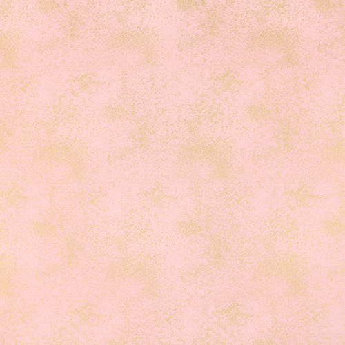 Rosa Suave Oro Metálico Con Motas 4