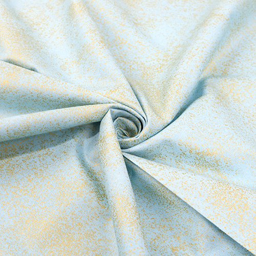 Azul Huevo De Pato Oro Metálico Con Motas 2