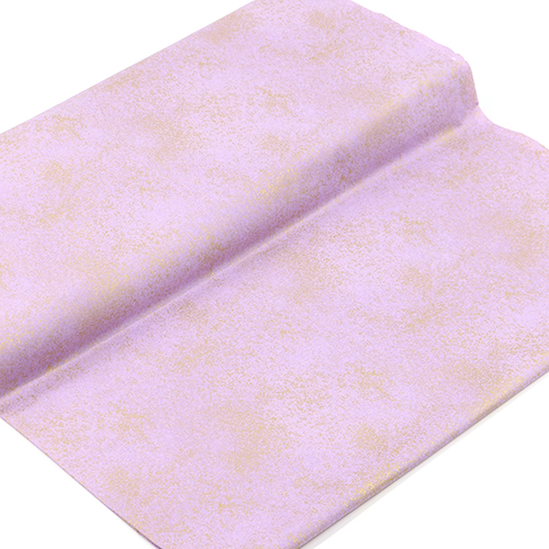 Lavanda Morado Oro Metálico Con Motas 3