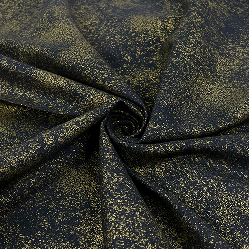 Negro Oro Metálico Con Motas 2