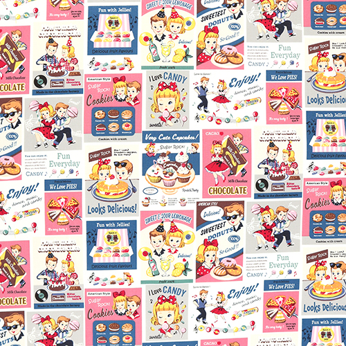 Dulce Etiqueta Retro Americana Azcar Cristalizado 4