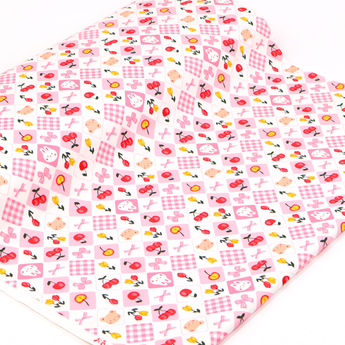 Animals Gingham Bows Flowers Cherries 3
