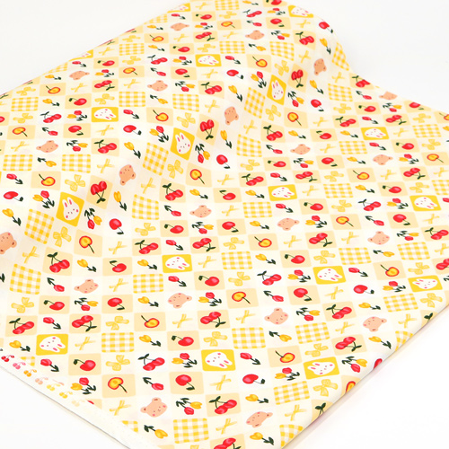 Animals Gingham Bows Flowers Cherries 3