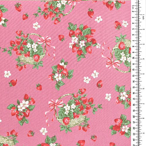 Frische Sommer-Erdbeer-Krbchen-Schleifen 1