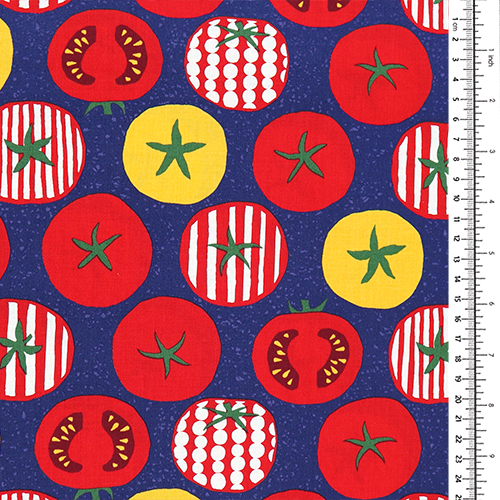 Retro Halbe Tomate Rot Gelb Lecker Lecker 1