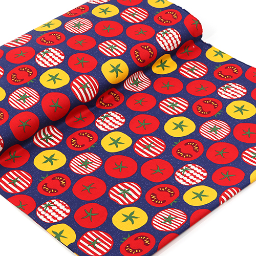 Retro Halbe Tomate Rot Gelb Lecker Lecker 3