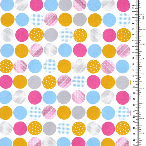 Motif de Points Irréguliers Colorés 1