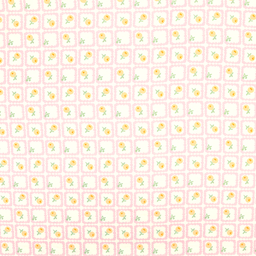 Geschwungene Quadrate mit Beerenblumen im Schachbrettmuster 4