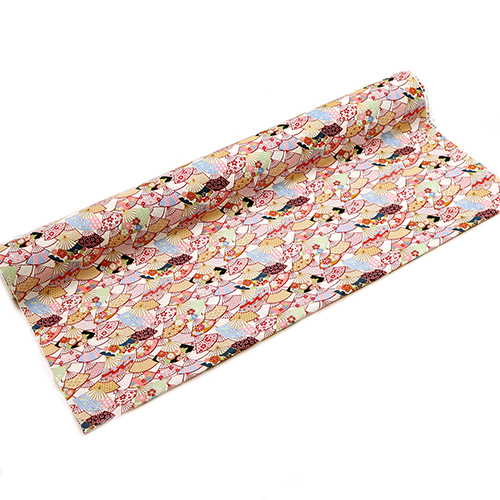 Éventails Sensu Japonais Dorés à Motifs 3