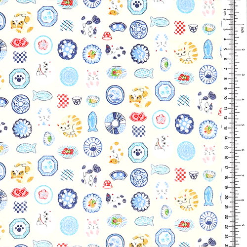 Assiettes De Cuisine Rondes Avec Chats 1