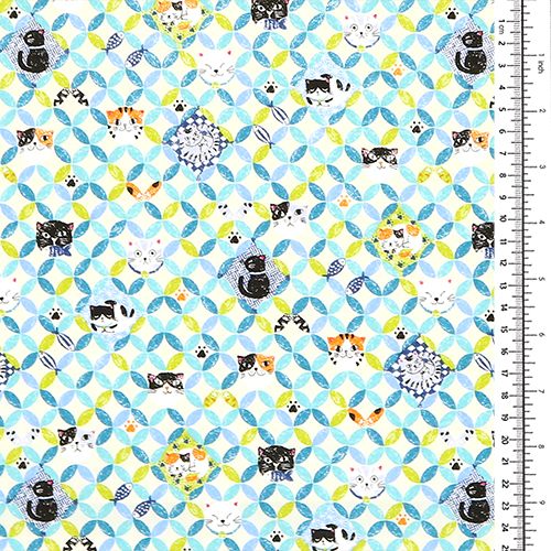 Cercles De Chats Pétales Géométriques 1