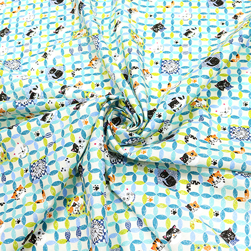 Cercles De Chats Pétales Géométriques 2