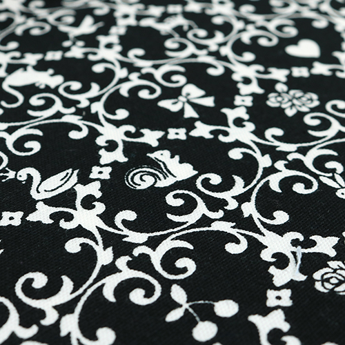 Fairy Tale Animals Monochrome Damask 5