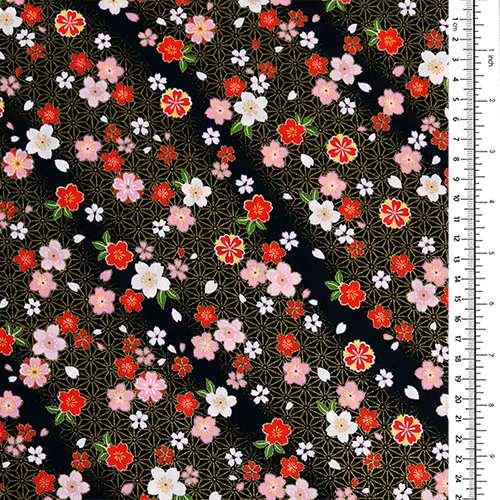 Petite Fleur De Sakura Métallique Asanoha 1