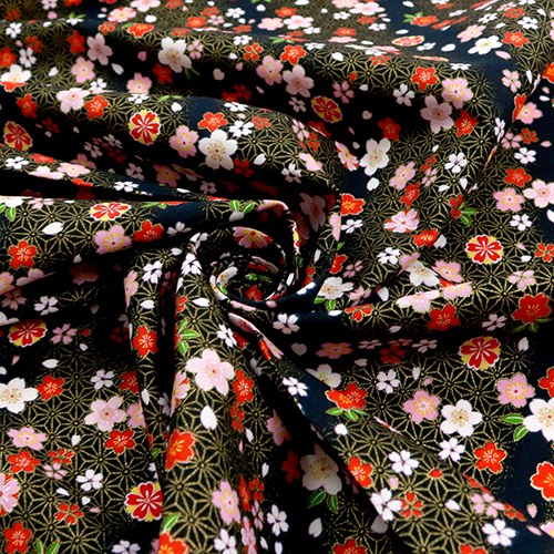 Petite Fleur De Sakura Métallique Asanoha 2