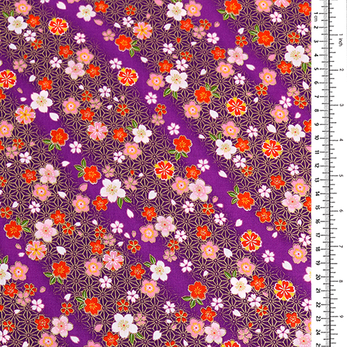 Petite Fleur De Sakura Métallique Asanoha 1