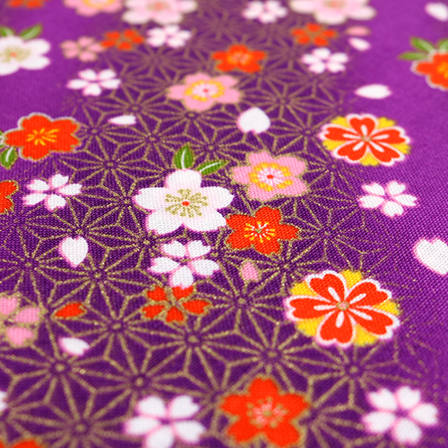 Petite Fleur De Sakura Métallique Asanoha 5