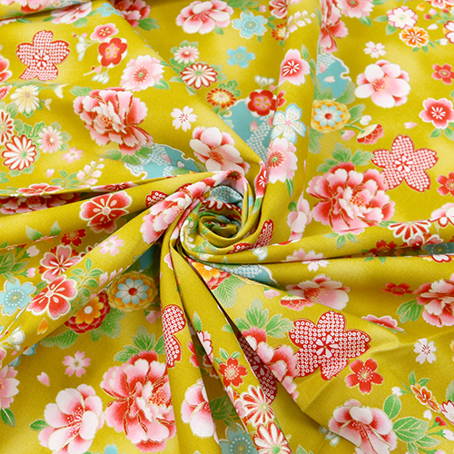 Japanisches Maru Blumen Gold 2