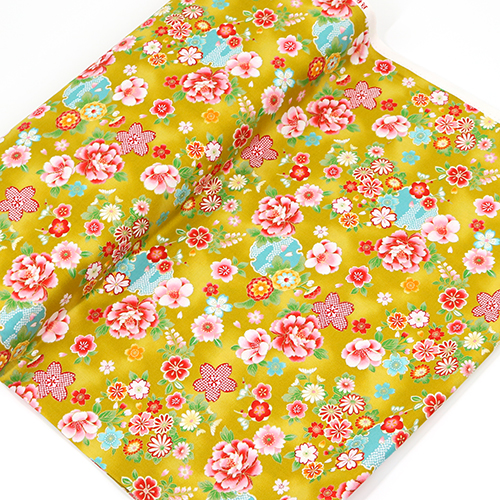 Japanisches Maru Blumen Gold 3