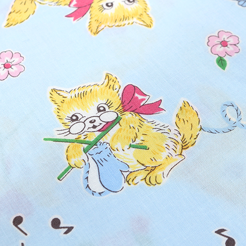 Vintage Retro Cute Cat in Basket 5