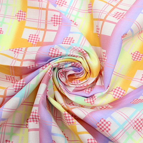 Motif Vichy Fleur Rétro 2