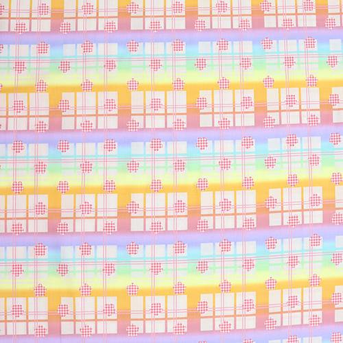 Motif Vichy Fleur Rétro 4