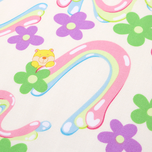 Retro Tropfender Regenbogen Bär Gänseblümchen 5