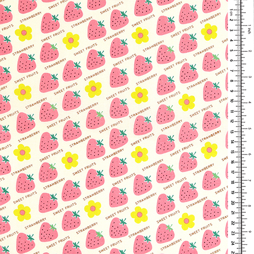 Fleurs Lumineuses Rétro aux Fraises 1