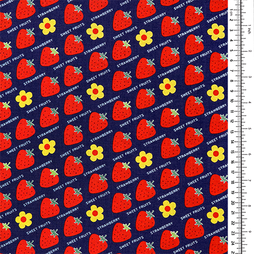 Fleurs Lumineuses Rétro aux Fraises 1