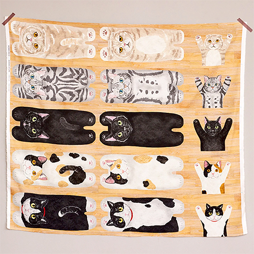 Katzen Vorne Und Hinten Holzplatte 4