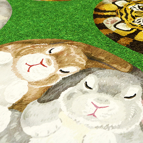 Animales Maru Acurrucados Panel 5