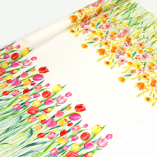 Frühlingsblumenstrauß Mit Tulpenrand 3