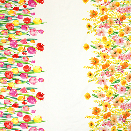 Frühlingsblumenstrauß Mit Tulpenrand 4