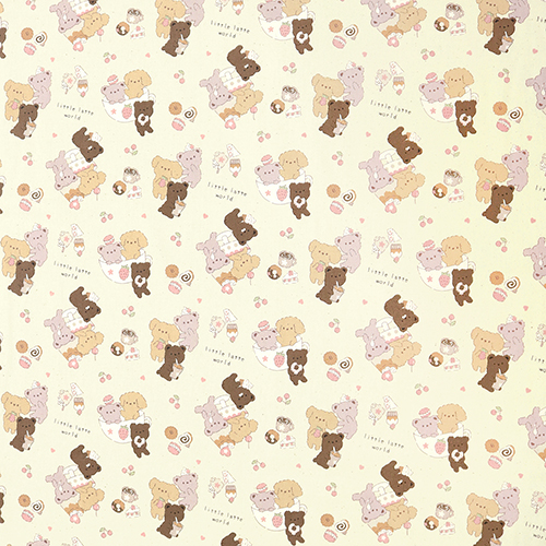 Pequeño Mundo Latte Pastelería Oso Perro 4