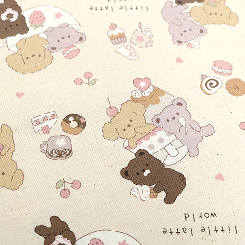 Pequeño Mundo Latte Pastelería Oso Perro 5