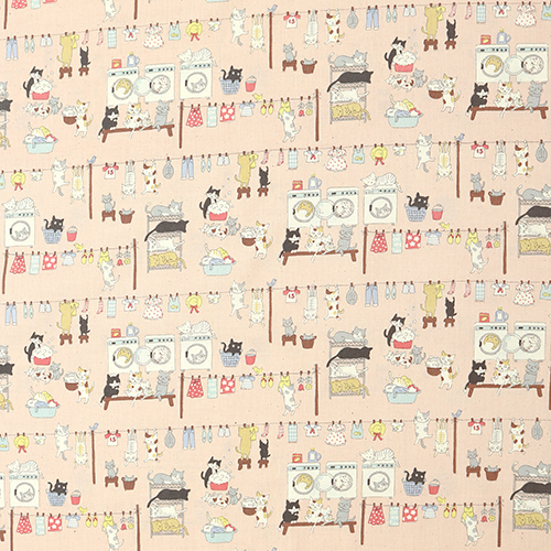 Funny Cats Laundry Washing Clothes