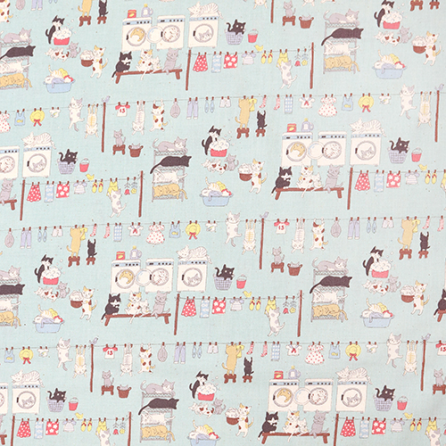 Funny Cats Laundry Washing Clothes