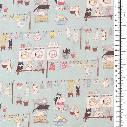Funny Cats Laundry Washing Clothes 1